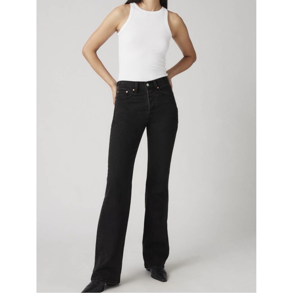Levi's Black Flare Jeans for Women